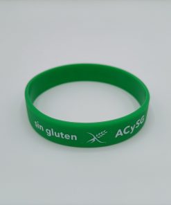 Pulsera de silicona verde