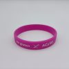 Pulsera silicona fucsia