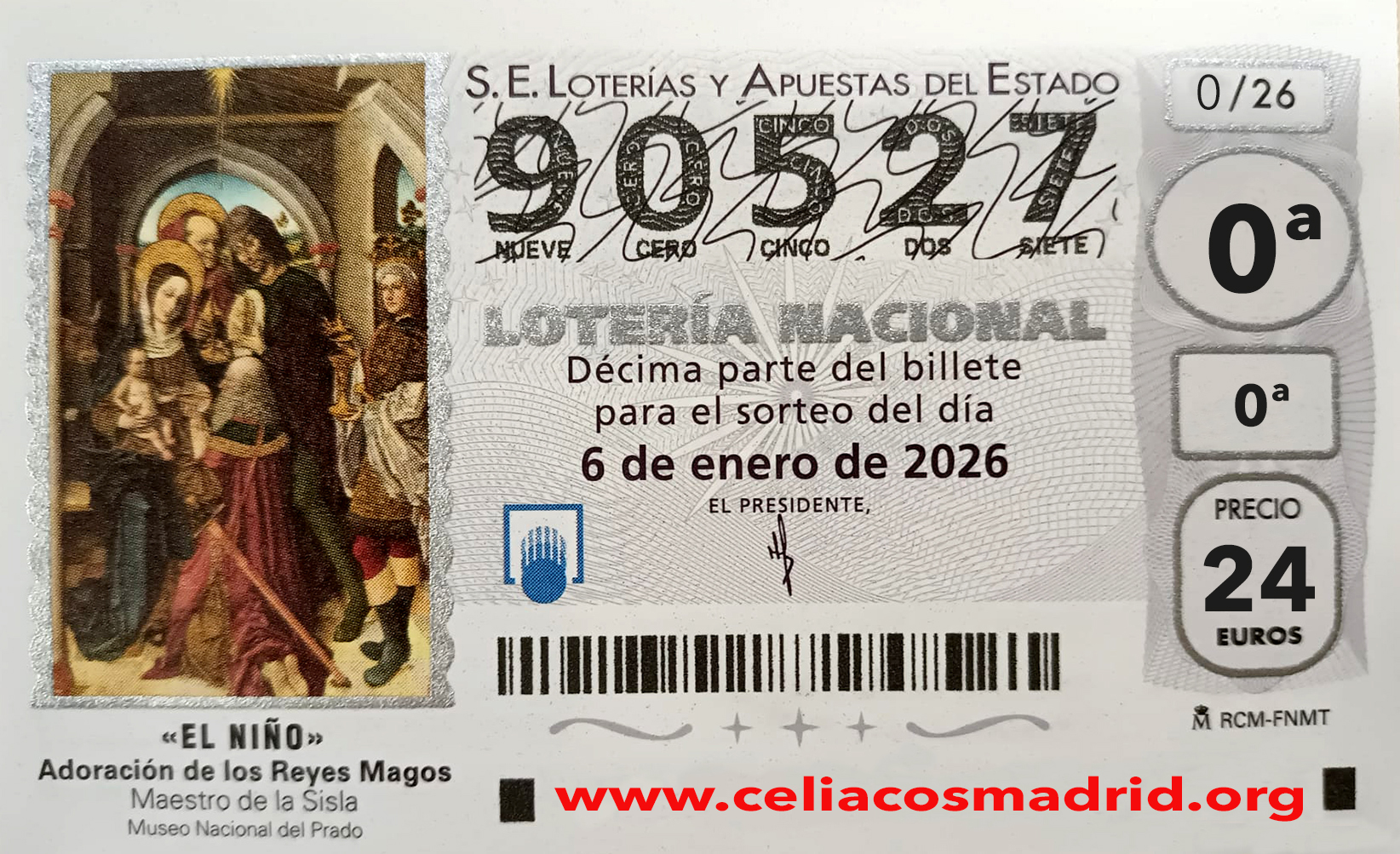 EL NIÑO 2026 Lotería