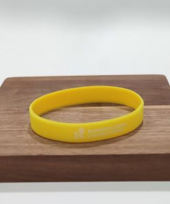 Alternative view of Pulsera "100% gluten free" amarilla