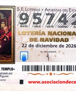 ¡Lotería de Navidad 2026!  Nº 95742